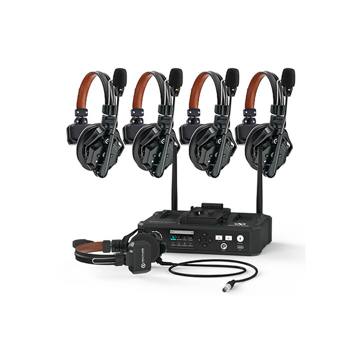 Hollyland Solidcom C1 Pro Hub4S Wireless  Full-Duplex Intercom (5-Person)(1.9GHz)