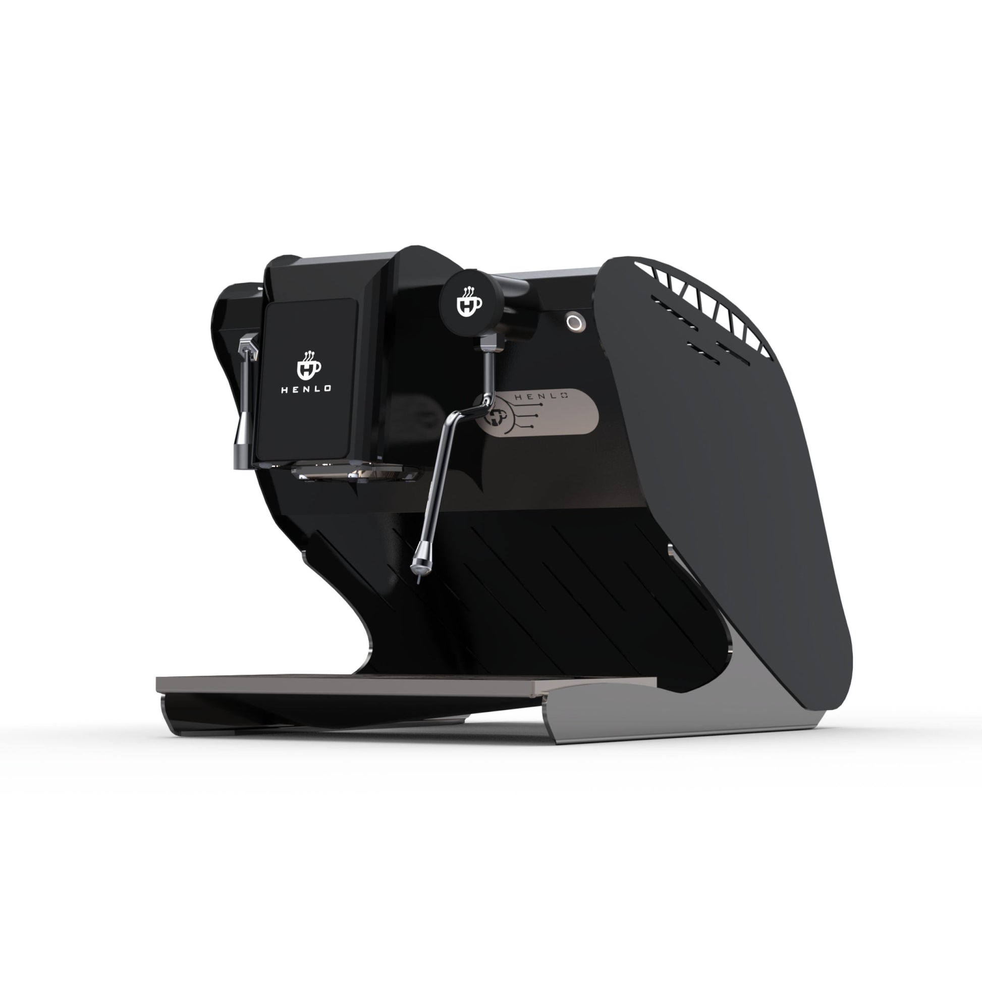 Henlo QS single group head commercial espresso machine in black
